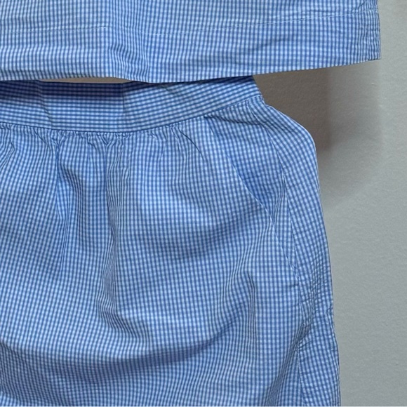 Mango Co-Ord Set Blue Striped Size 2 - Picture 3 of 3